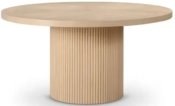 Meridian Furniture Belinda Natural Oak Veneer Dining Table