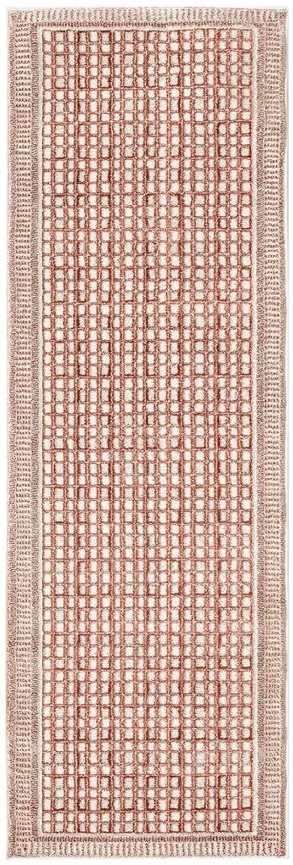 Nordic NRC03 Brick/Ivory 2' x 6' Rug