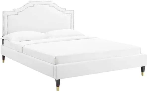 Modway - Adelaide Performance Velvet Queen Platform Bed