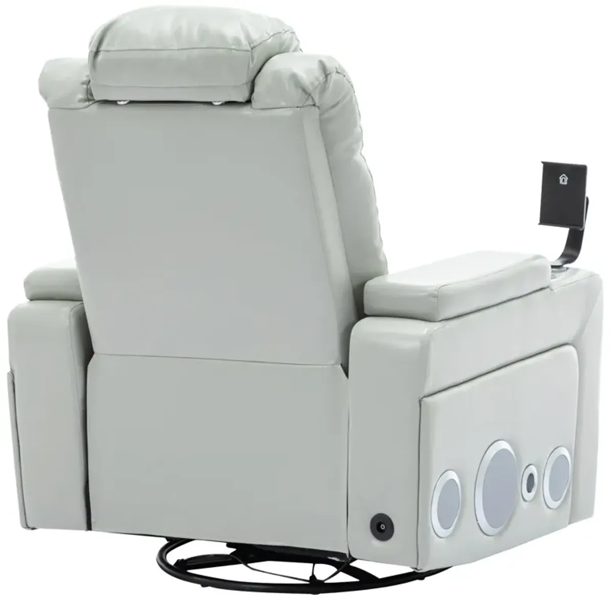 Merax Swivel PU Leather Power Recliner