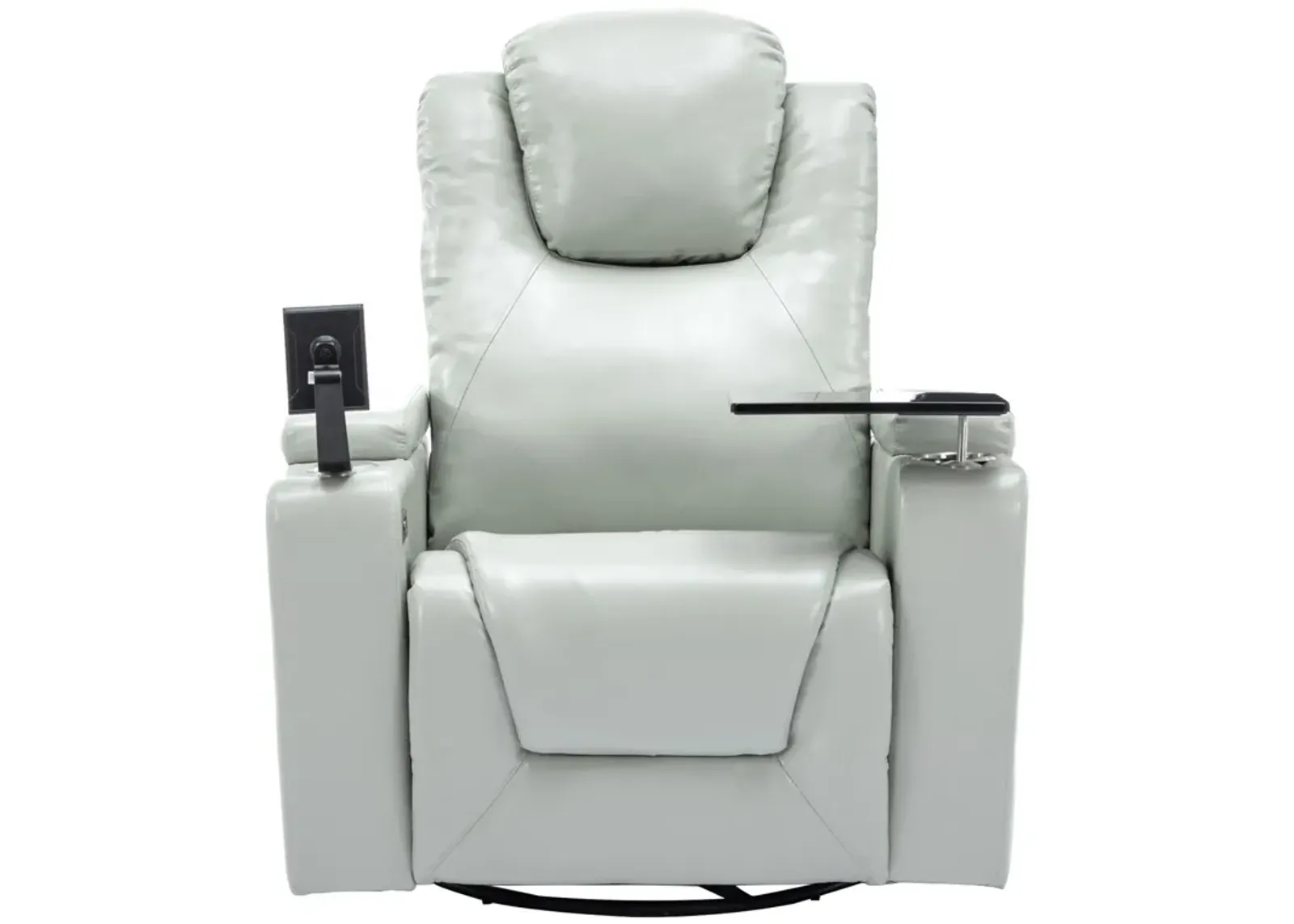 Merax Swivel PU Leather Power Recliner