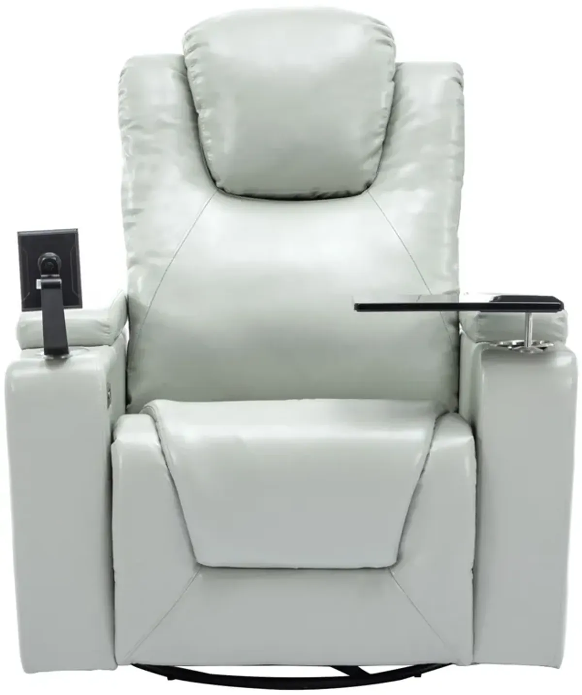 Merax Swivel PU Leather Power Recliner