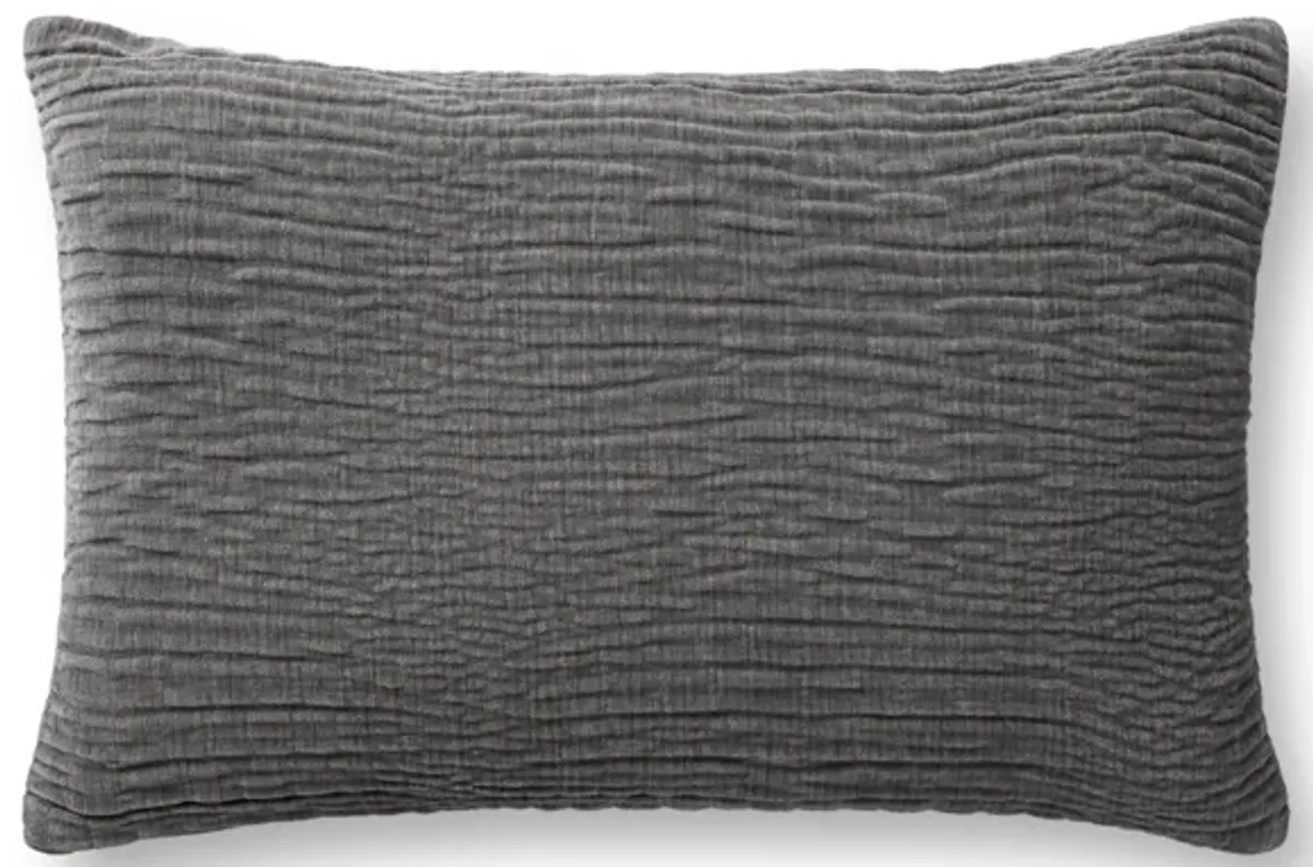 Grey 16''x26'' Poly Pillow