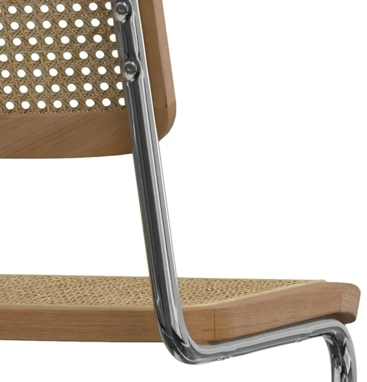 Simpli Home Madalyn Dining Chair (Set of 2) in Natural Rattan