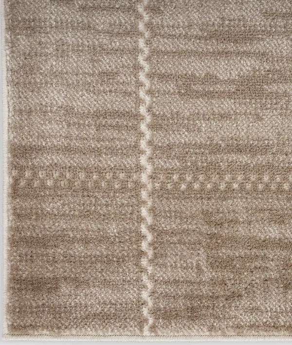 Serenity Home SRH05 Mocha/Ivory 5'3" x 7'3" Rug