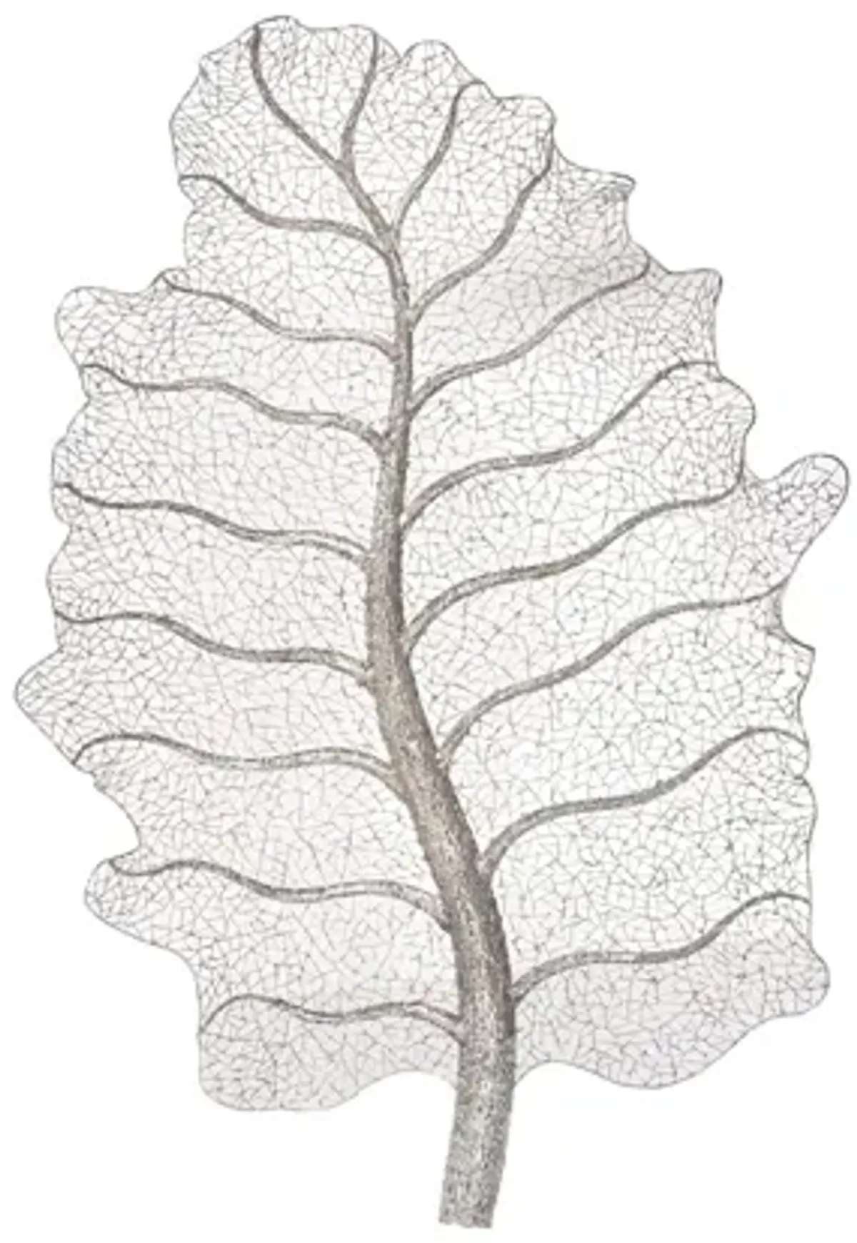 Metallurgy Leaf Wall Art