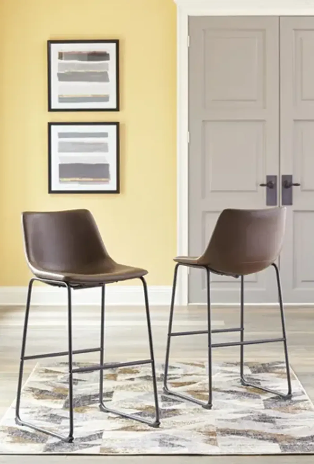 Centiar Pub Height Bar Stool (Set of 2)