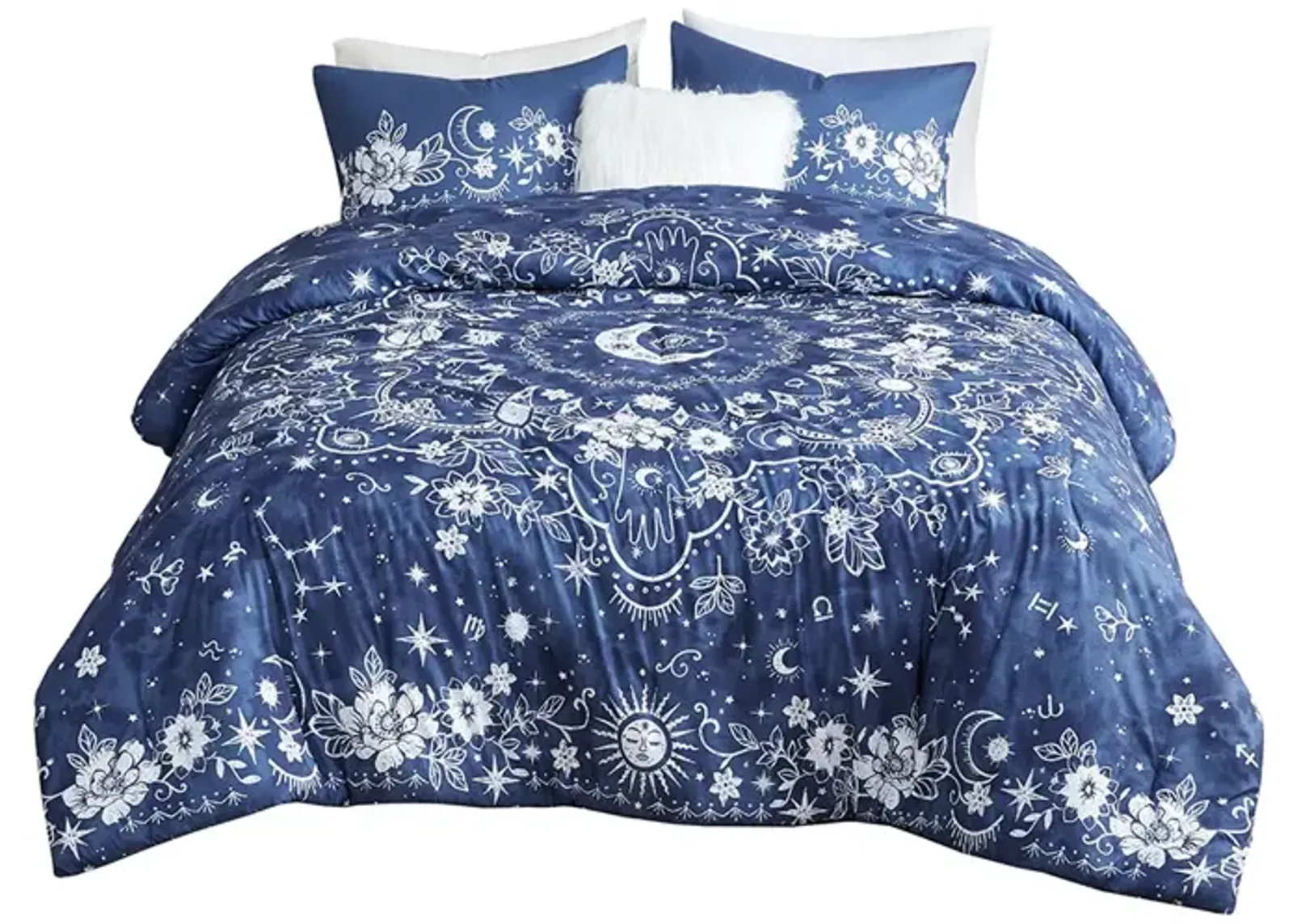 Gracie Mills Sparks Celestial Medallion Comforter Set