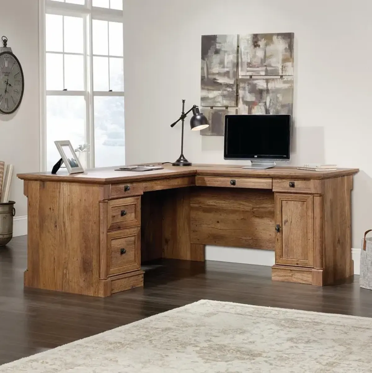 Sauder Palladia L-Desk