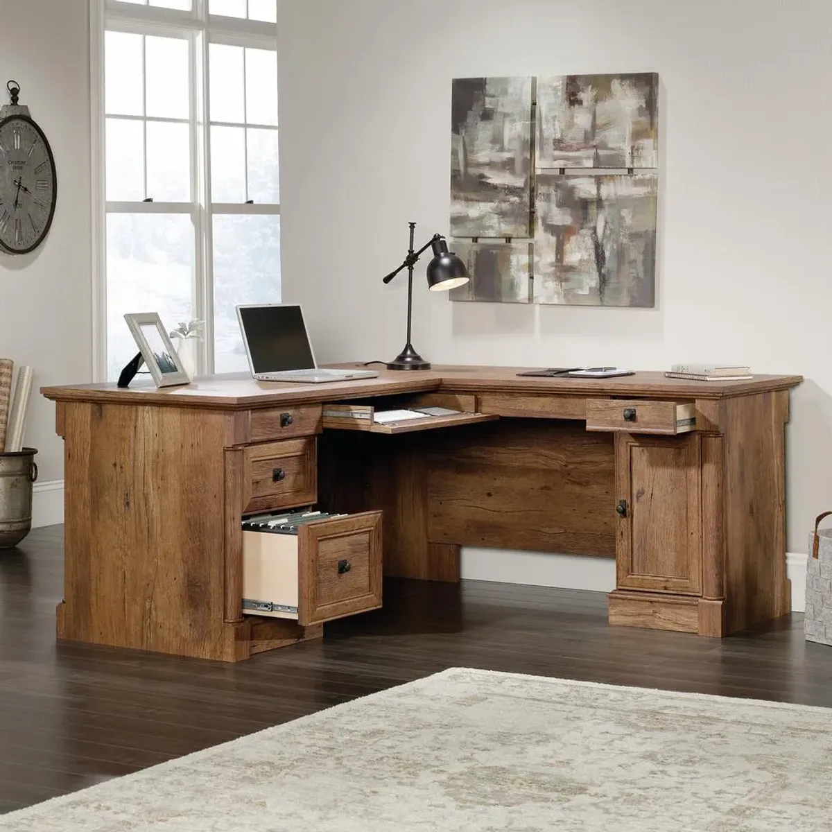 Sauder Palladia L-Desk