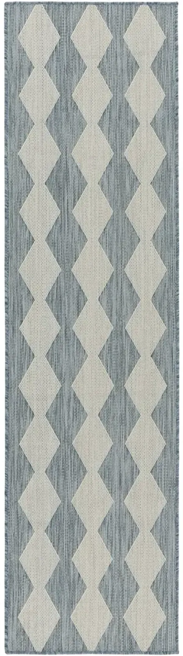 Positano POS04 Aqua 2'2" x 12' Rug