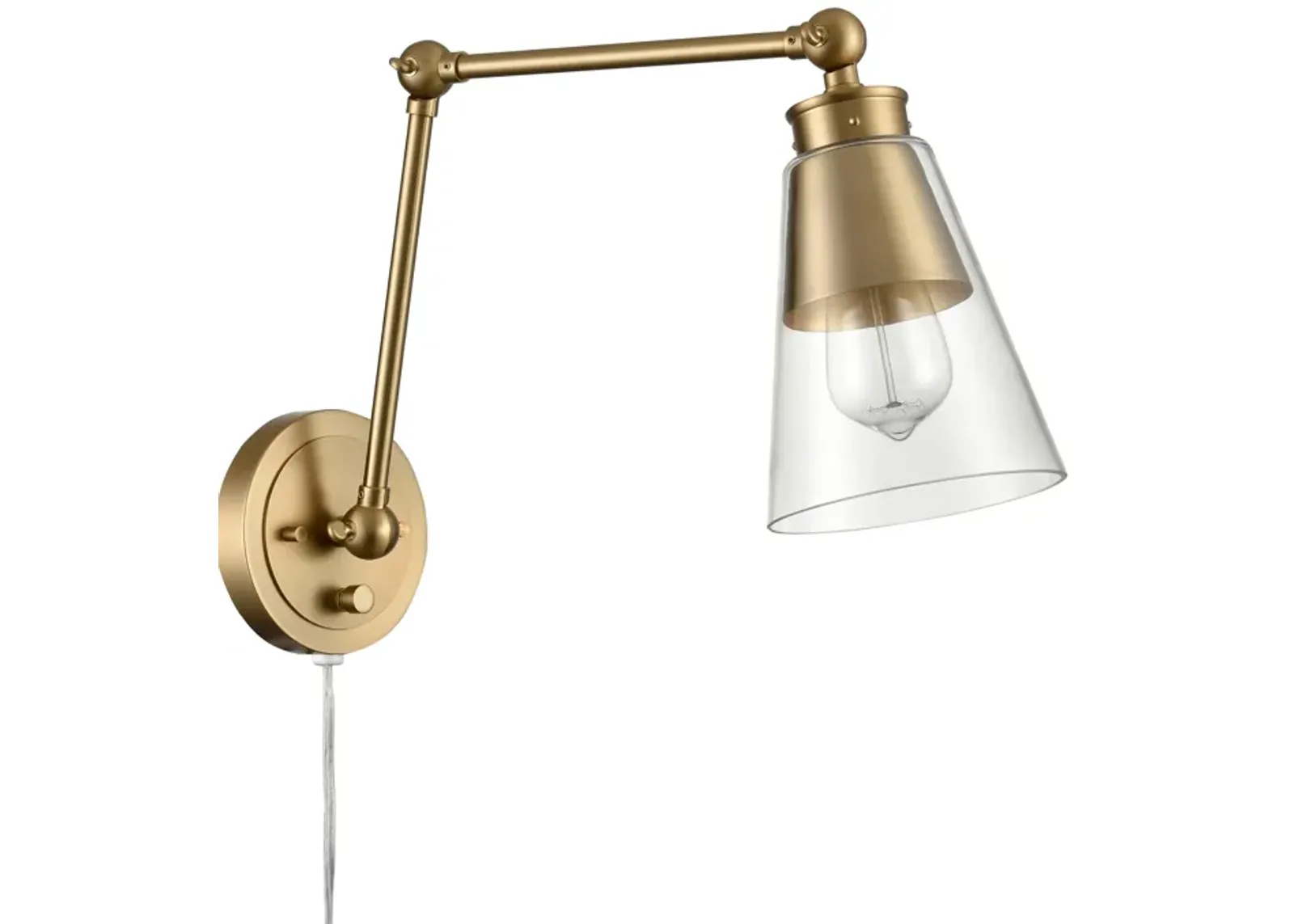 Albany 16" High Gold Sconce