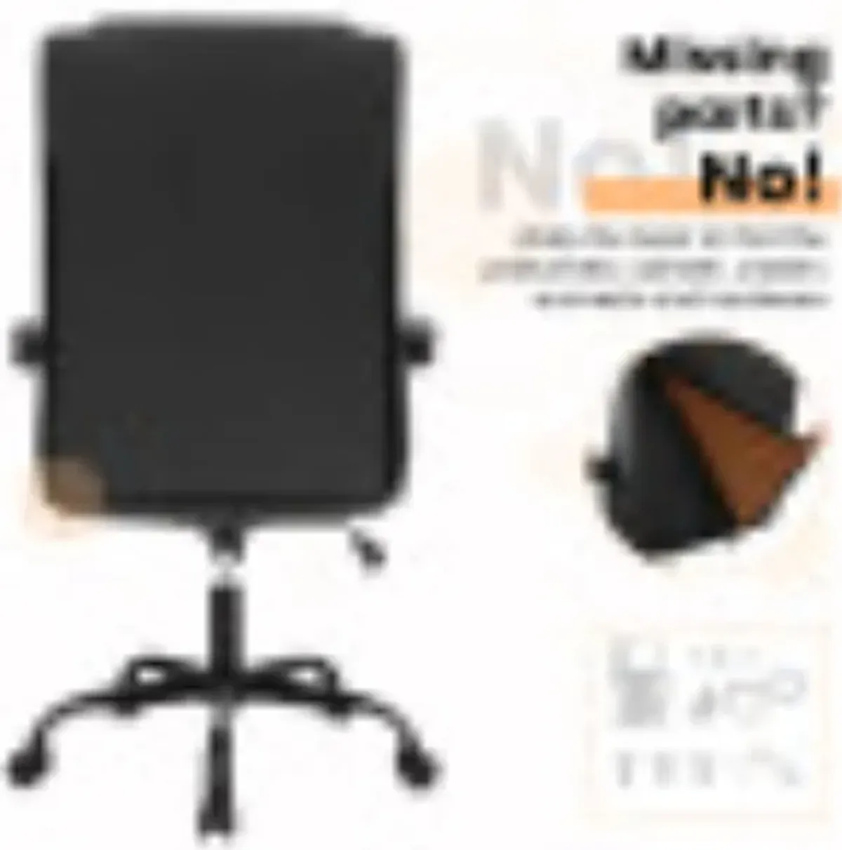 Hivvago High Back Ergonomic Executive Chair with Thick Headrest Cushion