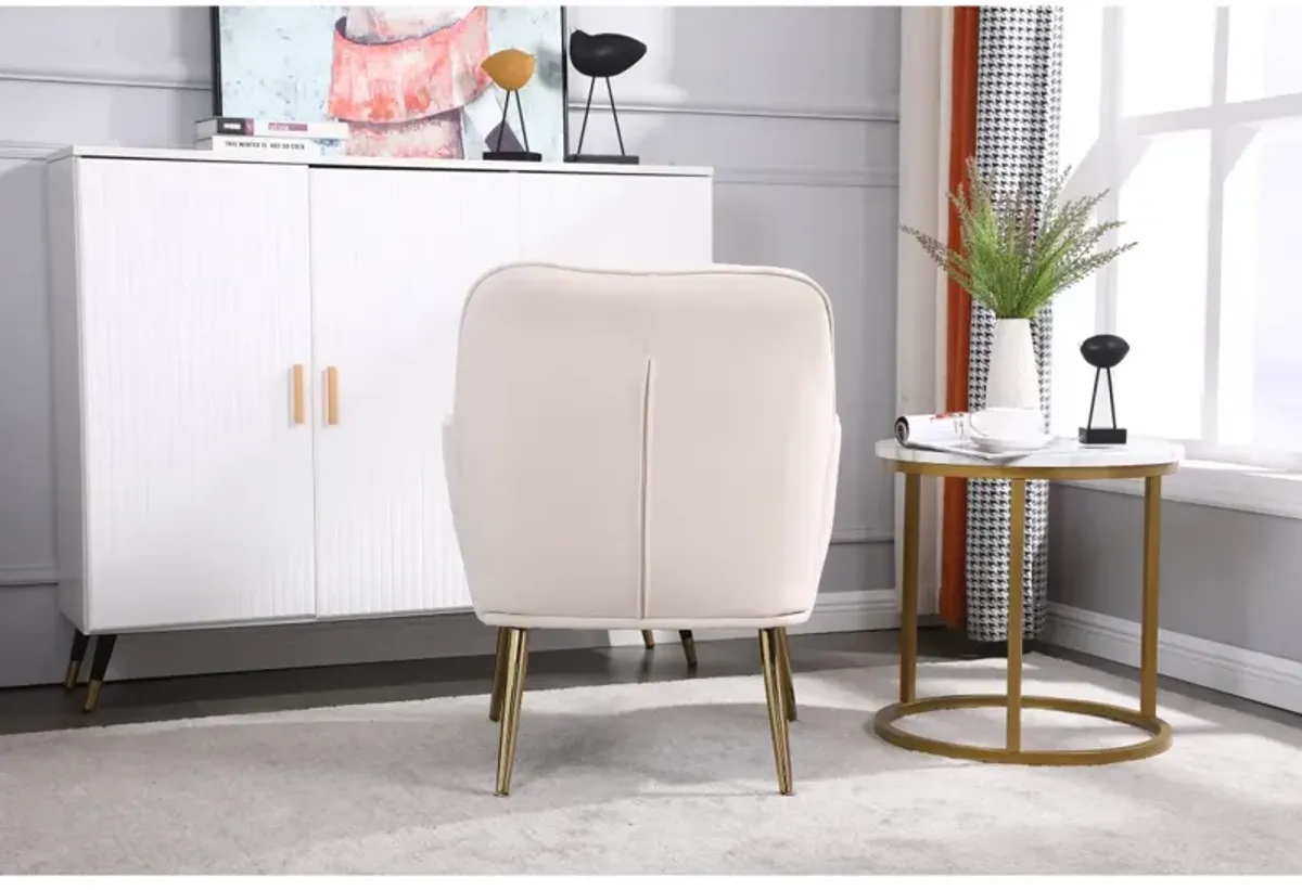 Modern Mid Century Chair Velvet Sherpa Armchair For Living Room Bedroom Office Easy Assemble