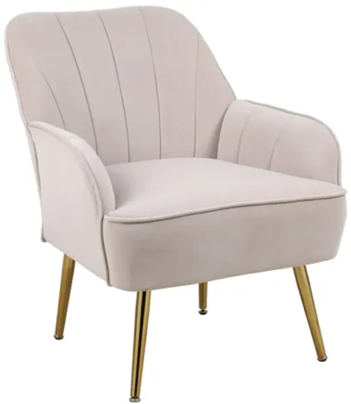 Modern Mid Century Chair Velvet Sherpa Armchair For Living Room Bedroom Office Easy Assemble