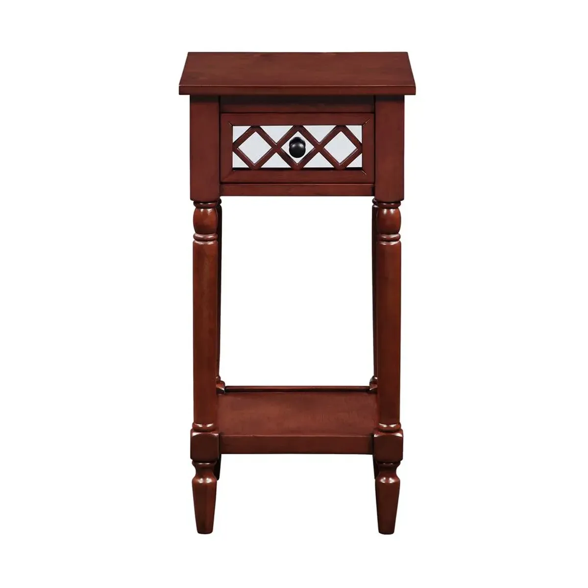 Convience Concept, Inc. French Country Khloe Deluxe, 1 Drawer Accent Table with Shelf