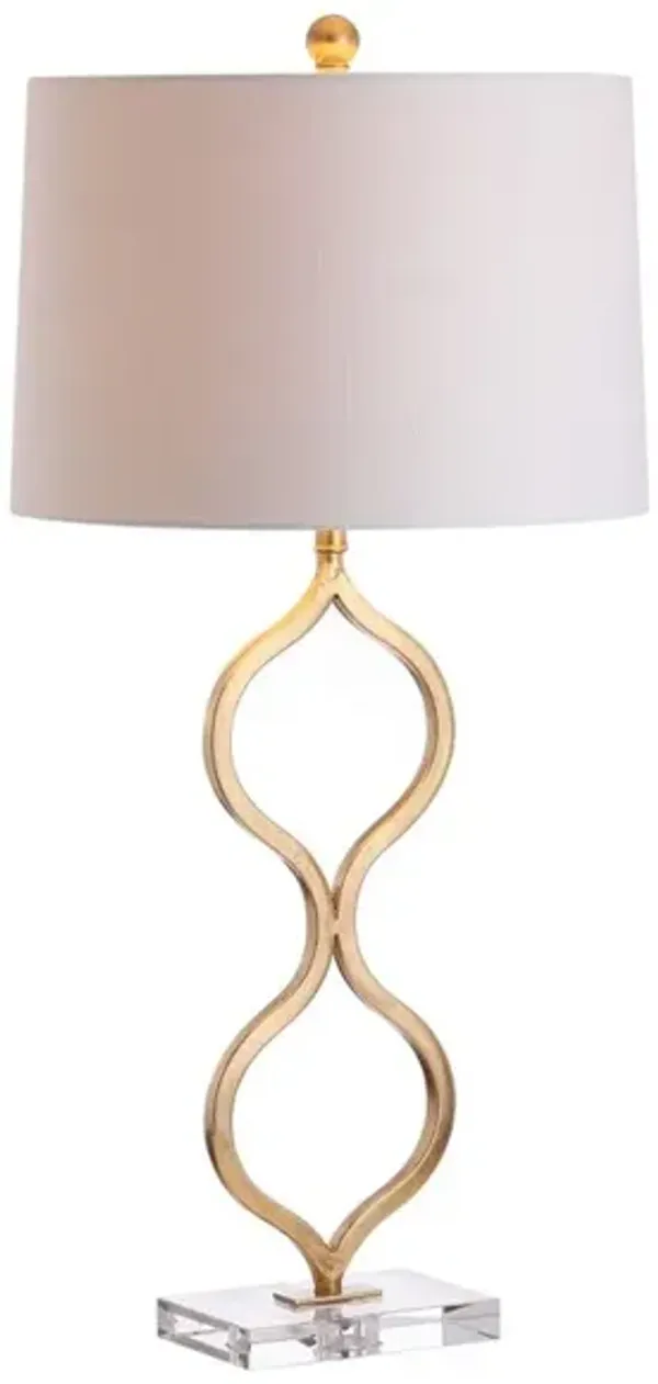 Levi Metal/Crystal LED Table Lamp