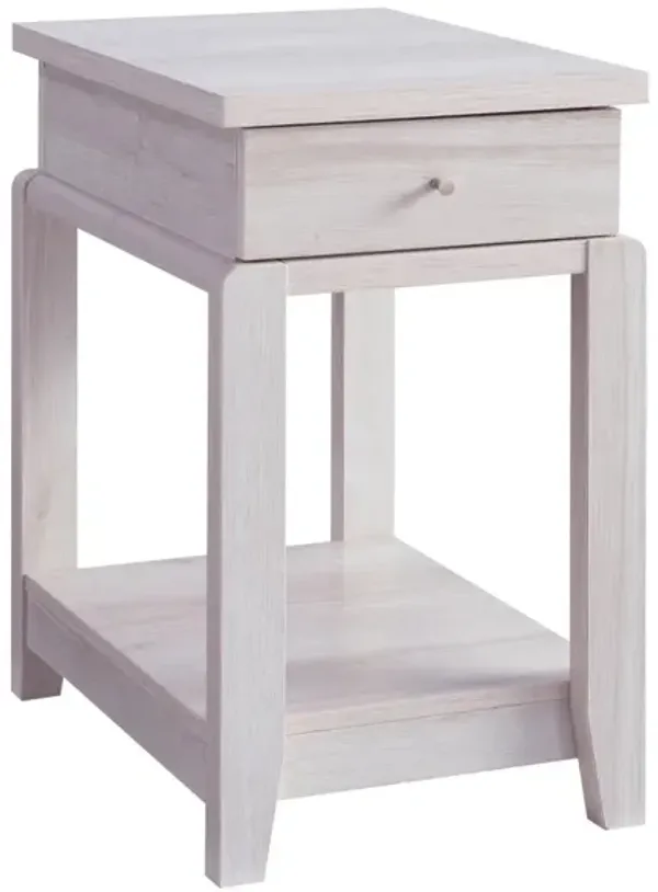 Streamdale Chairside Table White Oak