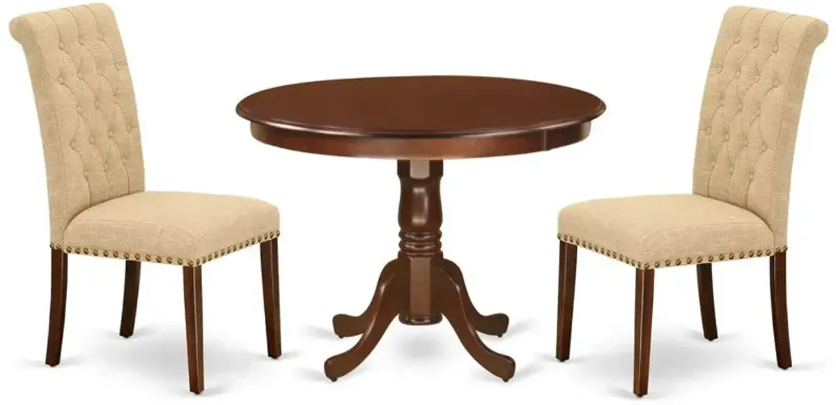 Dining Room Set Mahogany, HLBR3-MAH-04