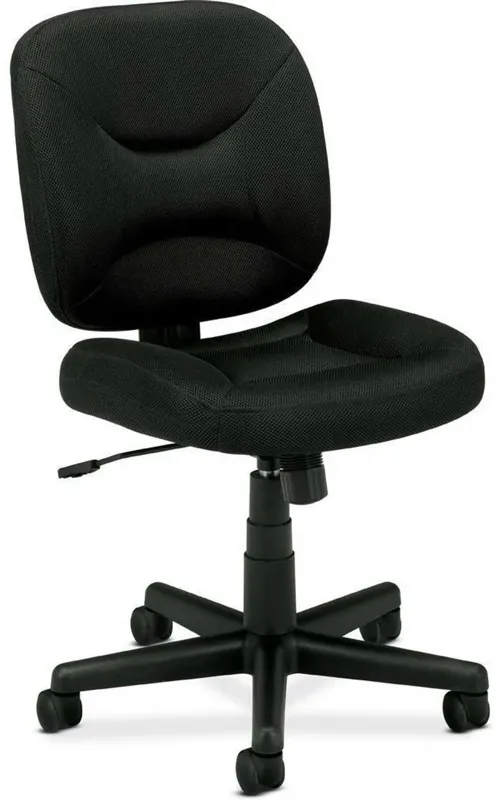 Hivvago Black Task Chair Office Chair with Padded Seat