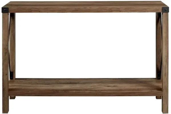 Belen Kox Rustic Industrial Entry Table, Belen Kox