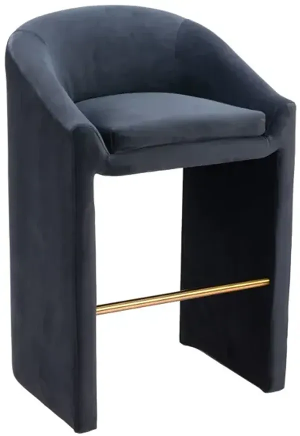Emas Barstool Midnight Gray