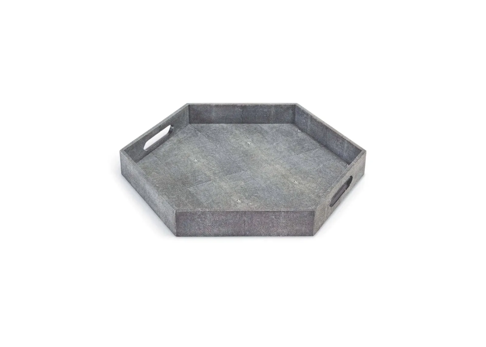 Shagreen Hex Tray