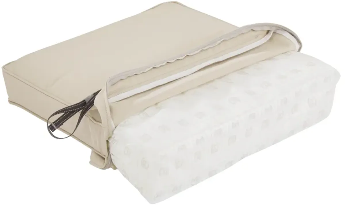 Classic Accessories 62-025-BEIGE-EC Back Cushion Combo, 23"W x 20"H x 4"Thick, Antique Beige