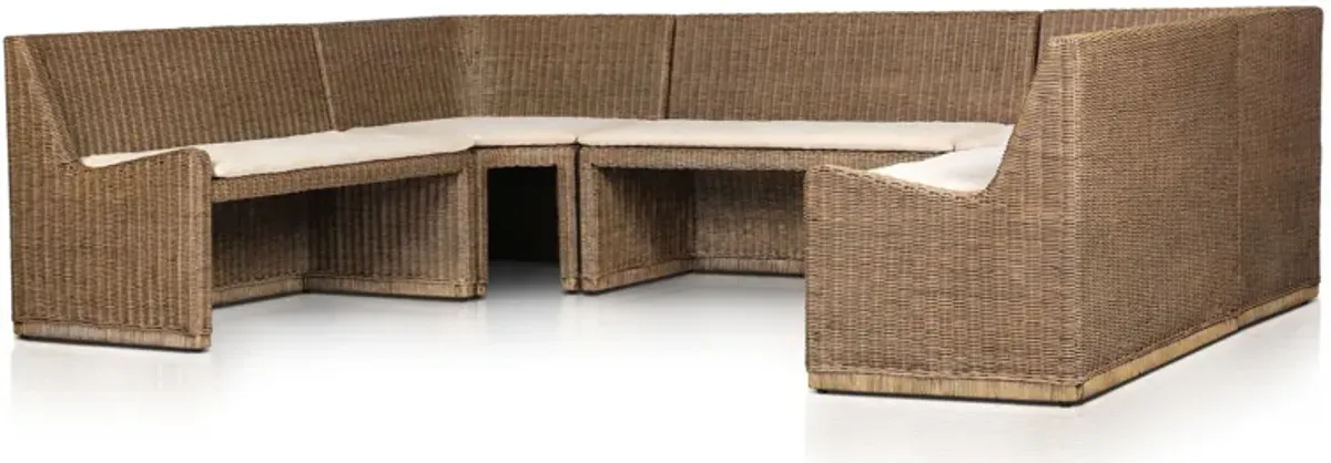 Senna 117" U-Shaped Dining Banquette