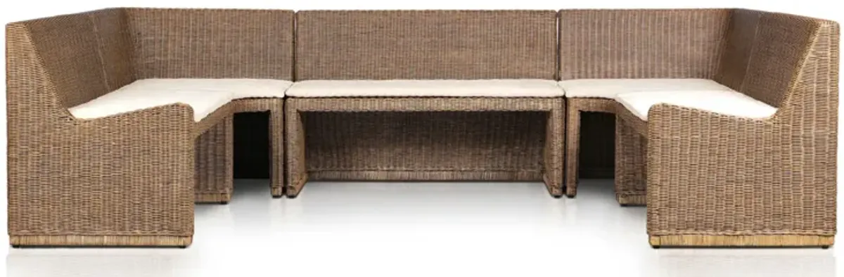 Senna 117" U-Shaped Dining Banquette