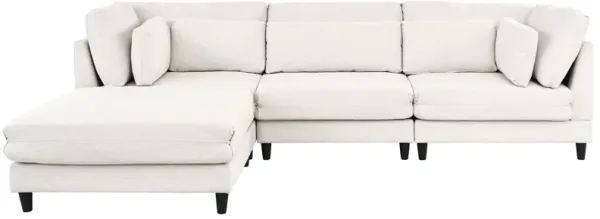 Merax Modern Modular Sectional Sofa with Movable Ottoman