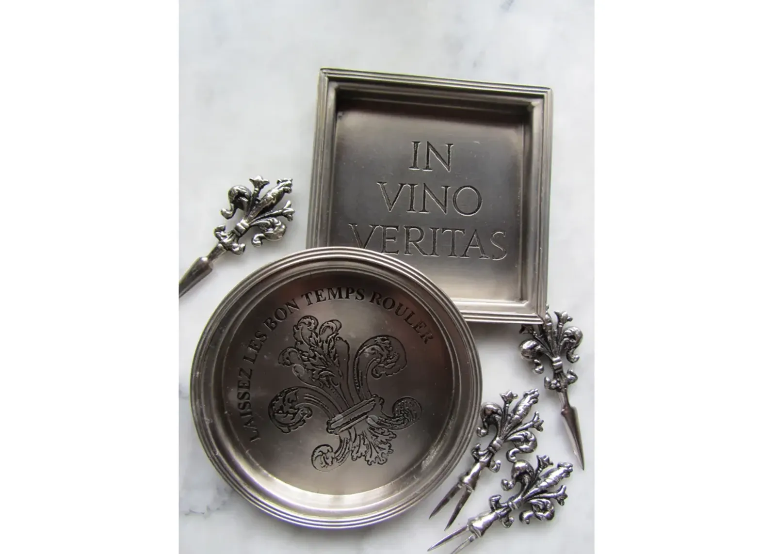 In Vino Veritas Etched Coaster