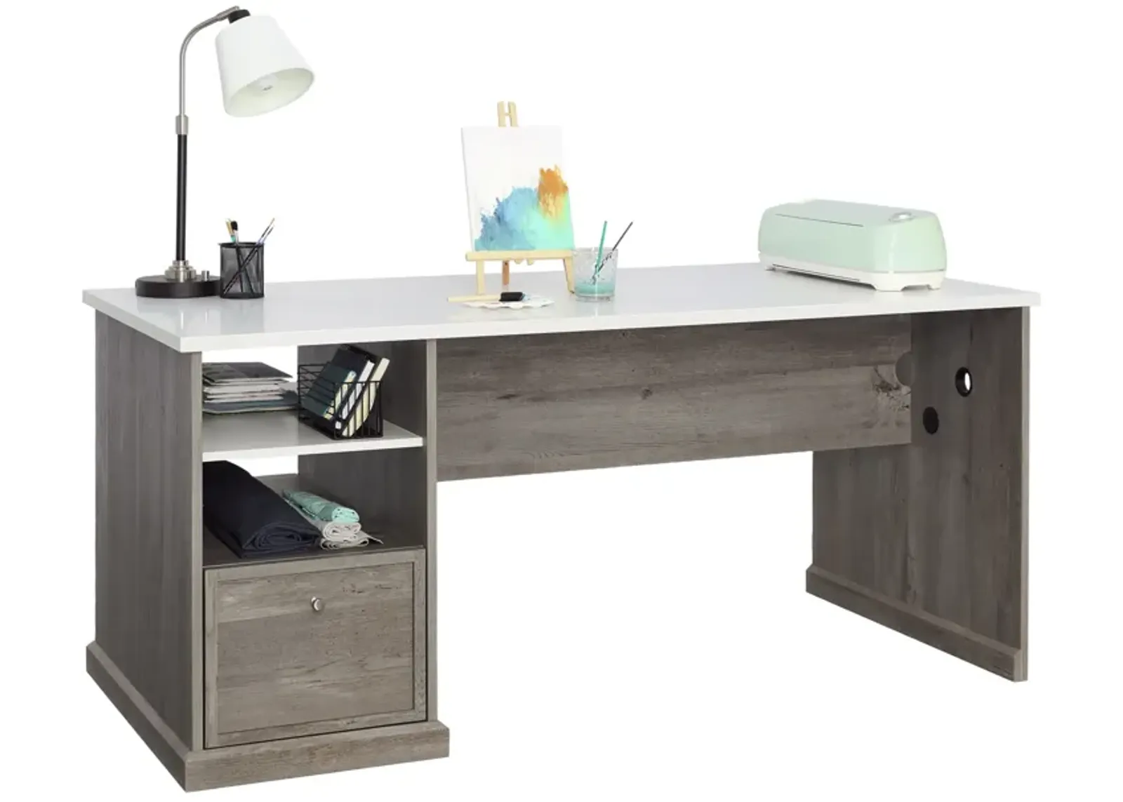 Craft Pro Craft Work Table with Storage