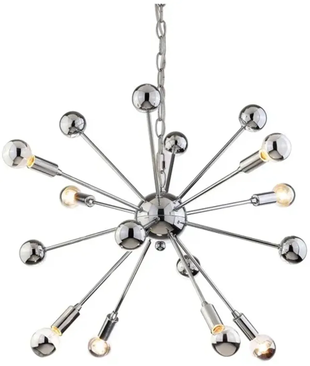 Glenn Metal Sputnik-Style LED Chandelier