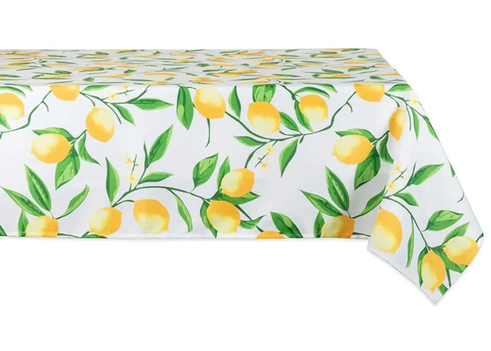 120" Outdoor Tablecloth with Lemon Bliss Print Design