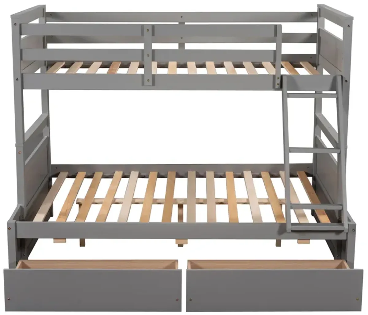 Merax Convertible Bunk Bed with 2 Storage Drawers