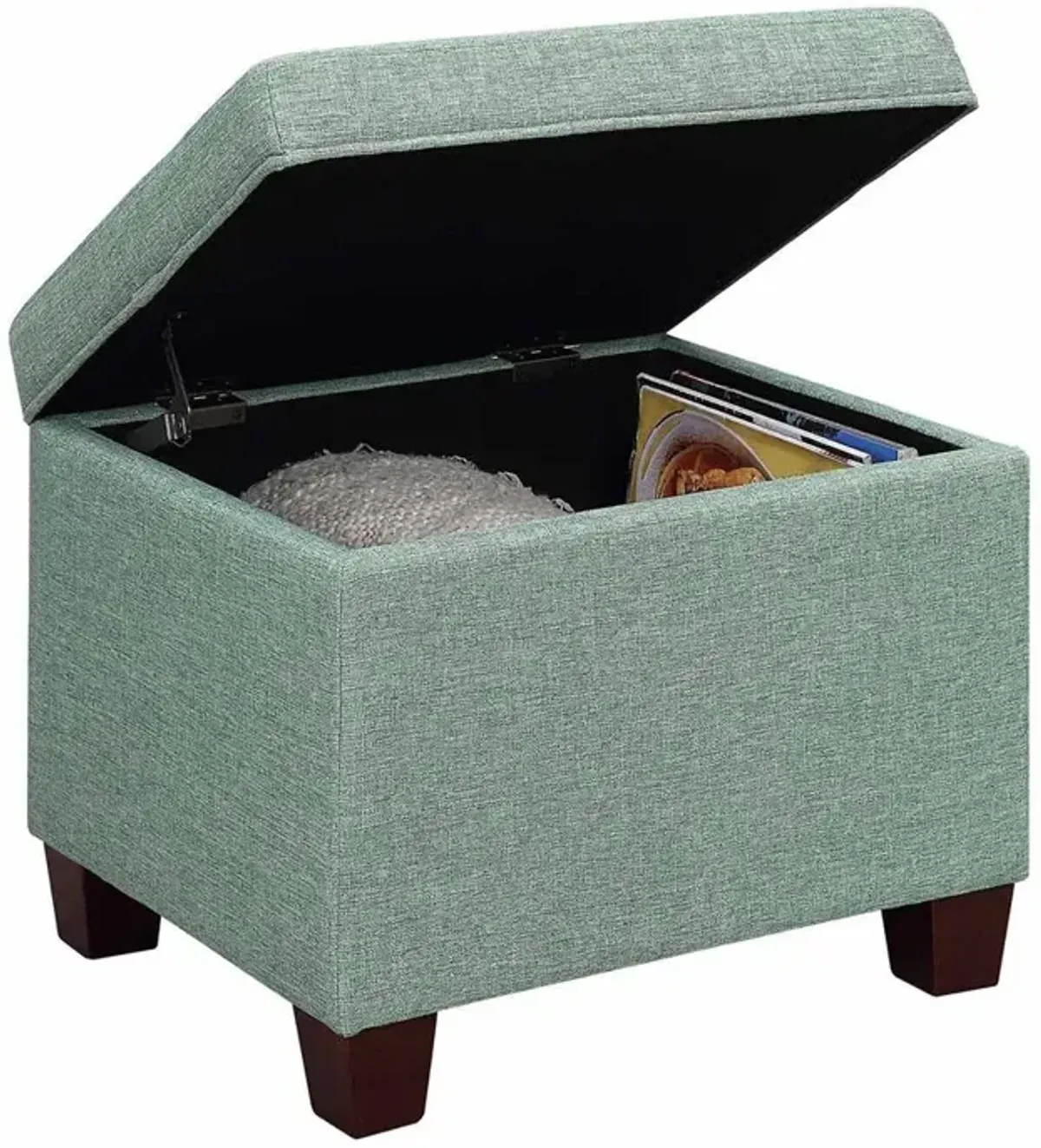 Convenience Concepts Madison Storage Ottoman, Green