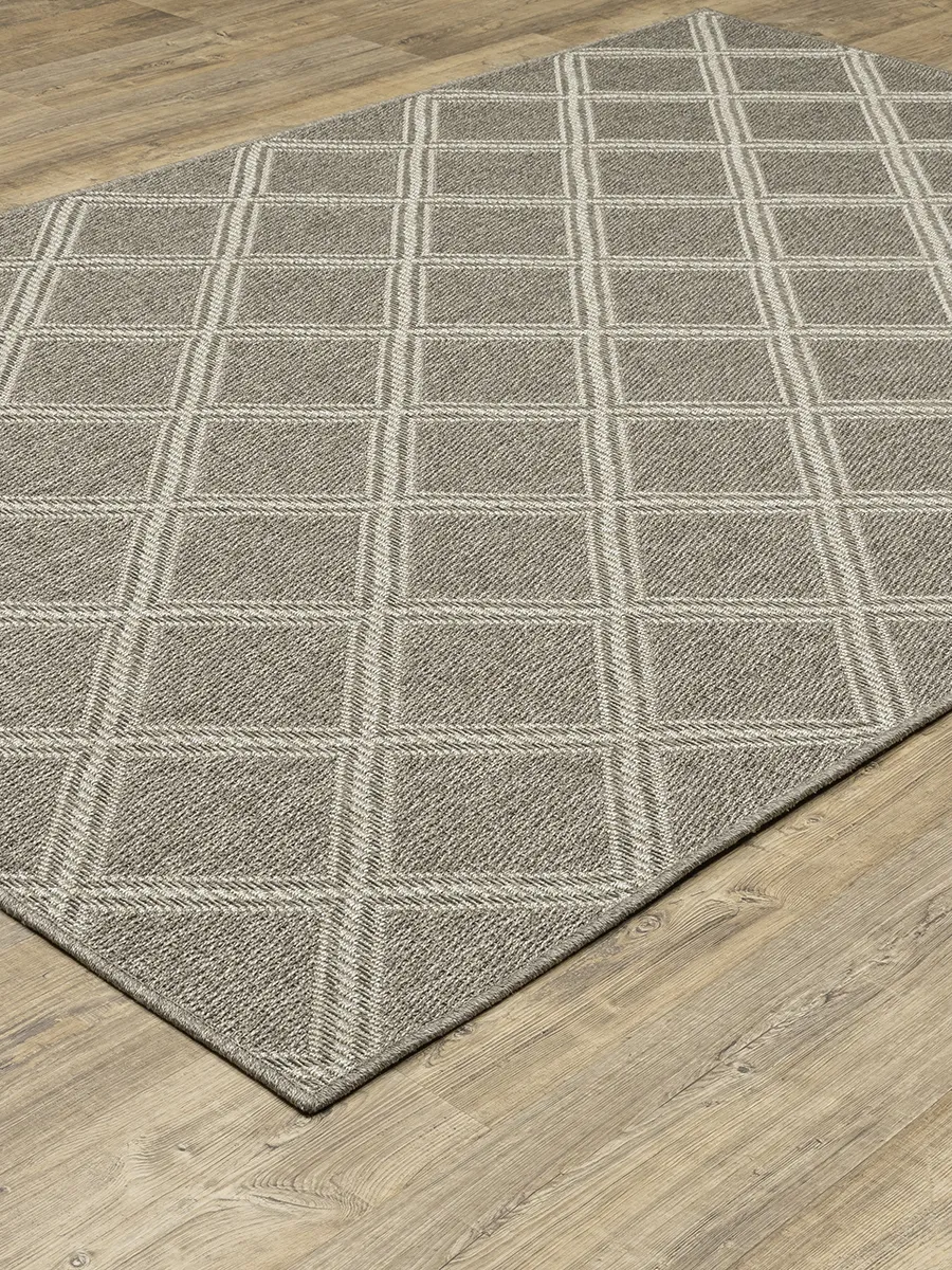 Caicos 9'10" x 12'10" Grey Rug