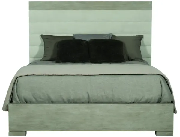 Linea Queen Panel Bed in Beige
