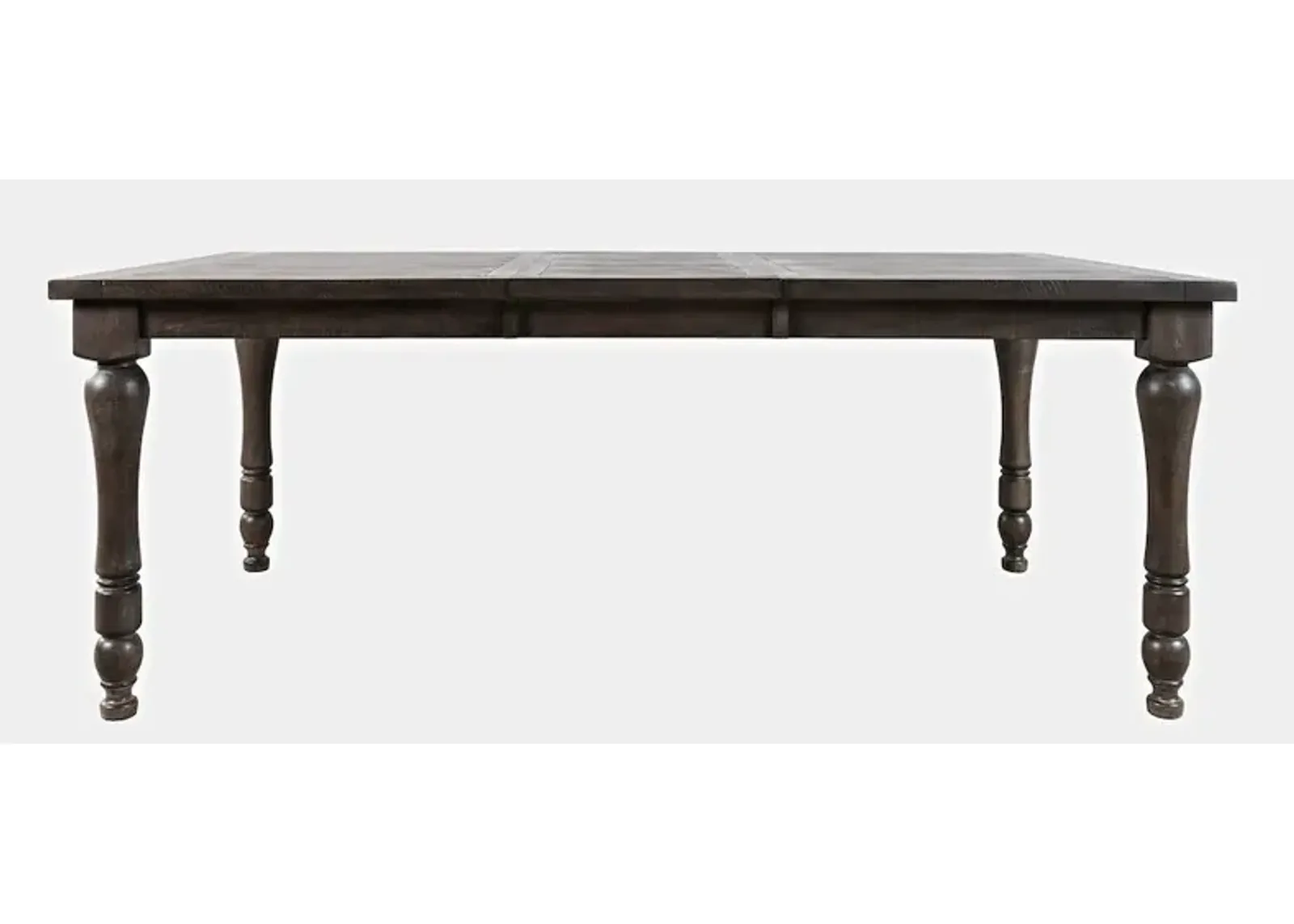 Jofran Madison County Rustic Reclaimed Solid Wood Farmhouse 78 Extension Dining Table