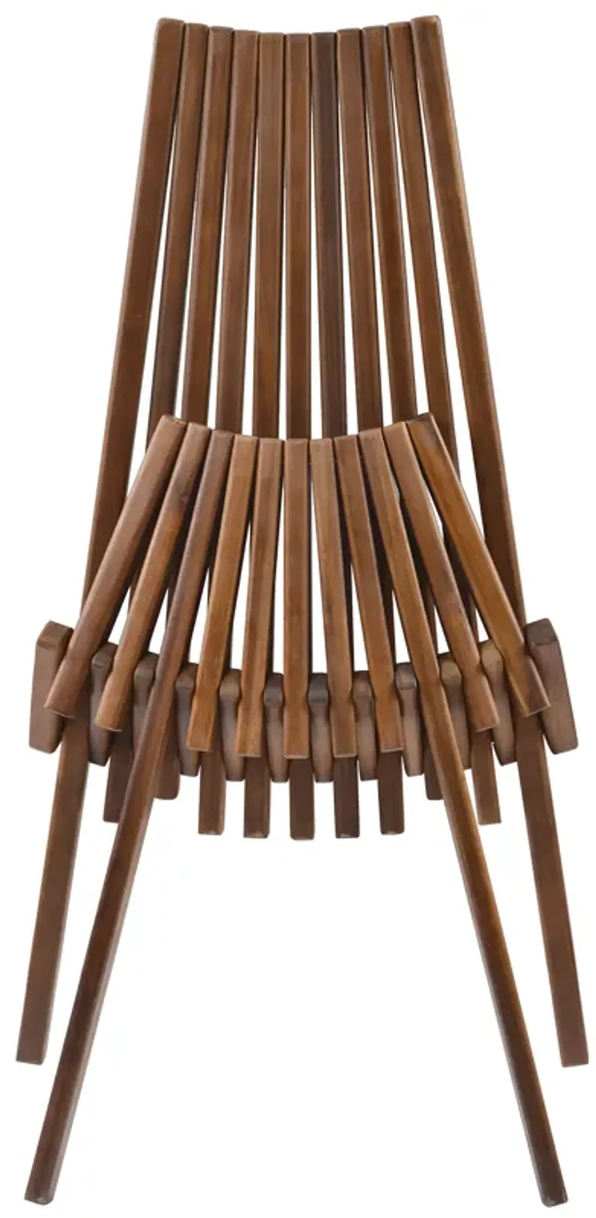 Folding wood chair