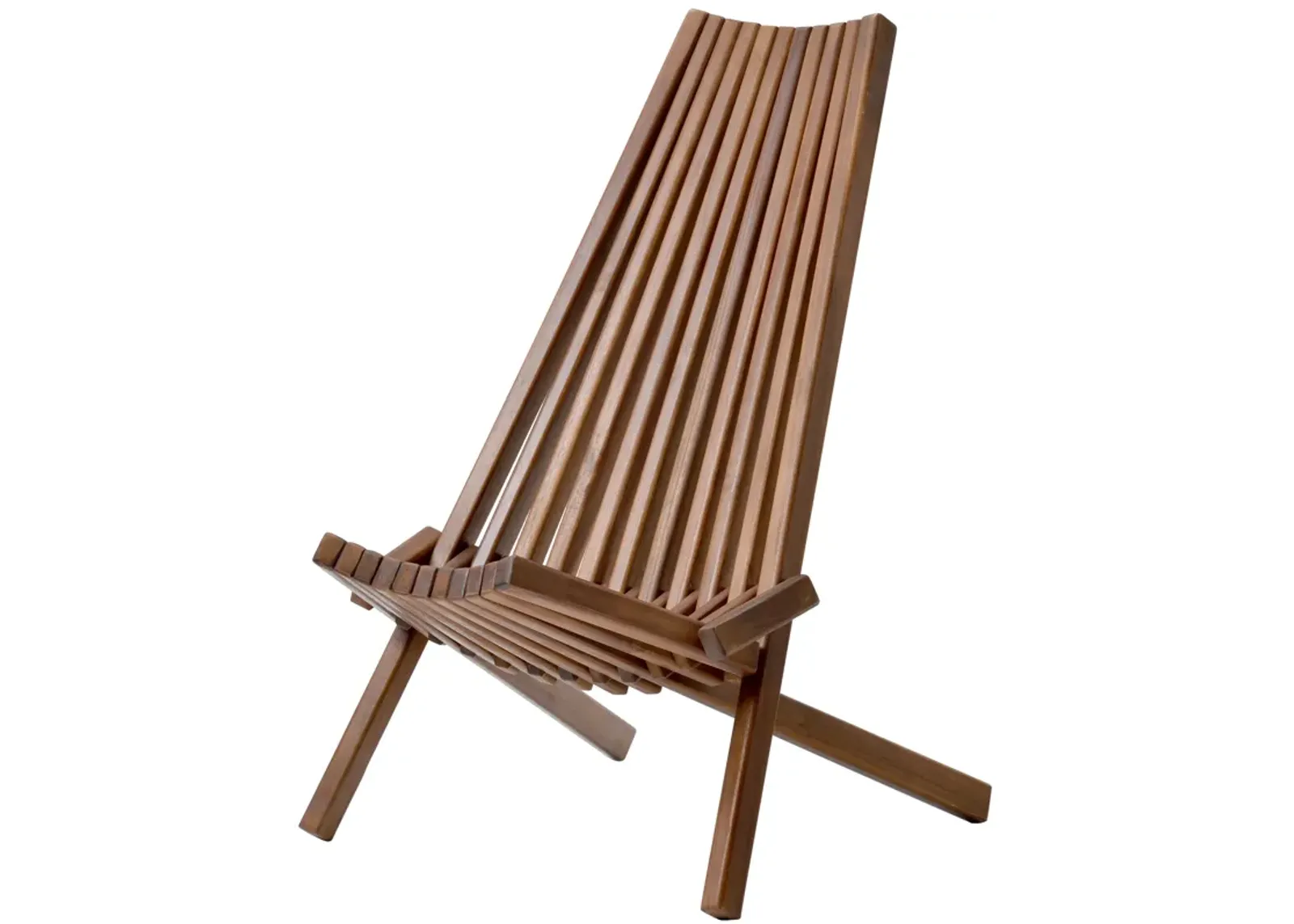 Folding wood chair