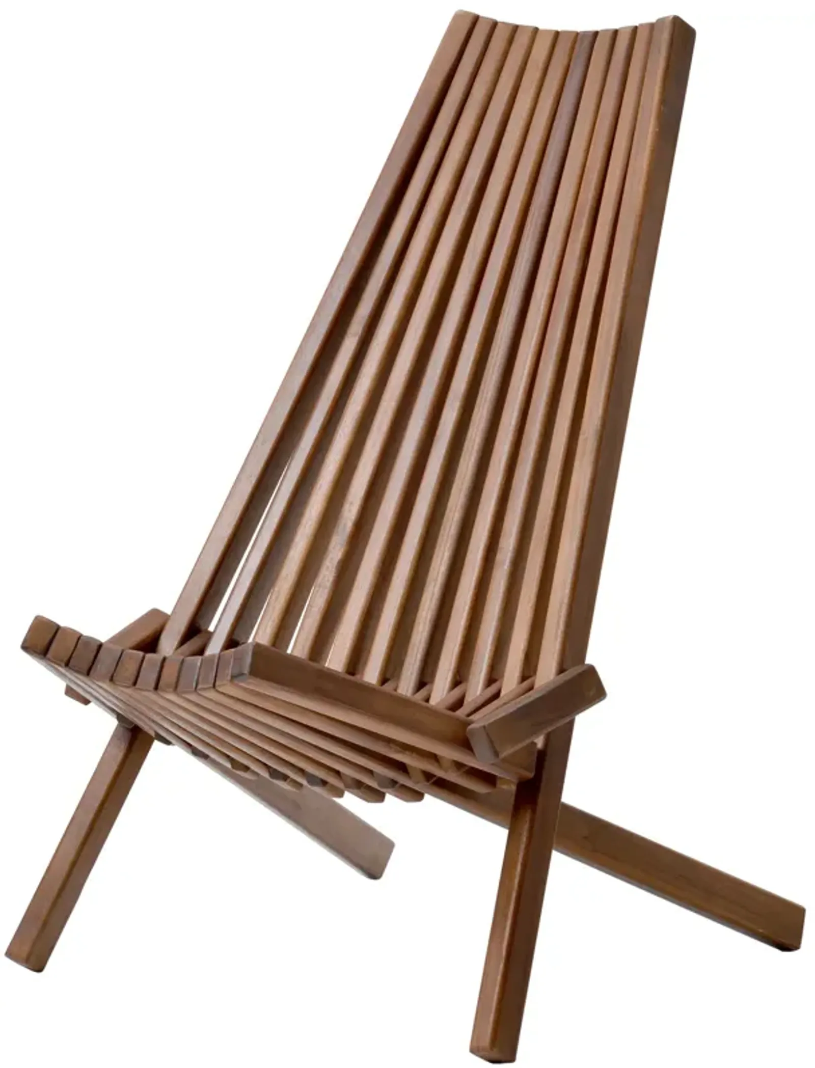 Folding wood chair