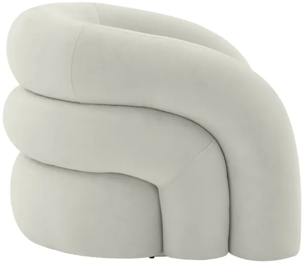 Slipper Vegan Shearling Swivel Chair