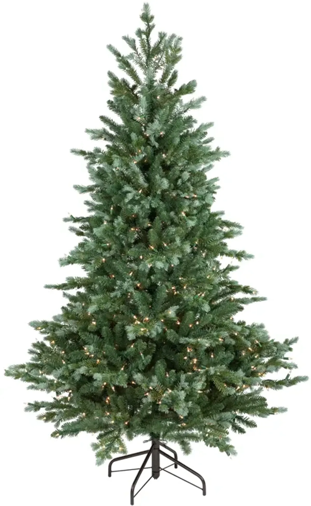 6' Pre-Lit Blue Spruce Artificial Christmas Tree  Clear Lights