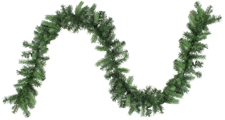 9' x 10" Green Noble Fir Artificial Christmas Garland - Unlit