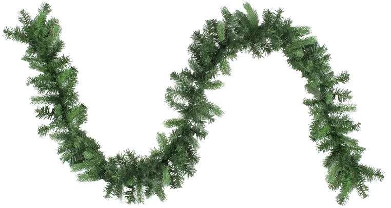 9' x 10" Green Noble Fir Artificial Christmas Garland - Unlit