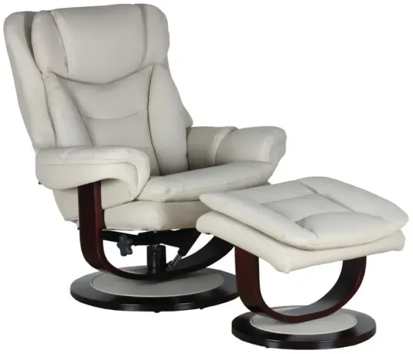 Barcalounger Roscoe Swivel Pedestal Recliner w/Ottoman