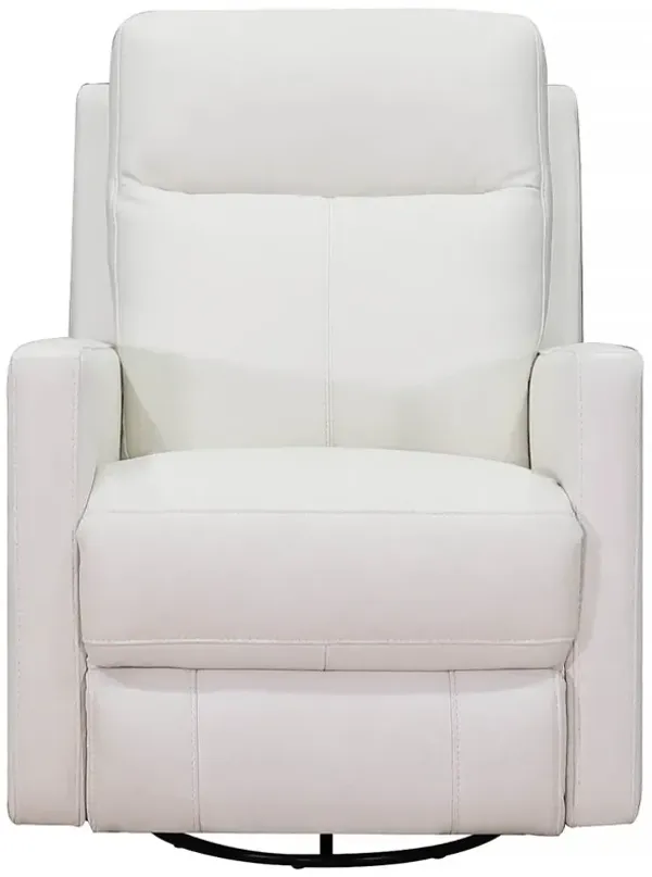 Vienna Power Headrest Swivel Glider Leather Recliner