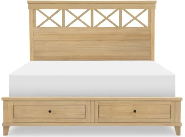 XXX's and OOO's Queen Panel Bed w/ Storage